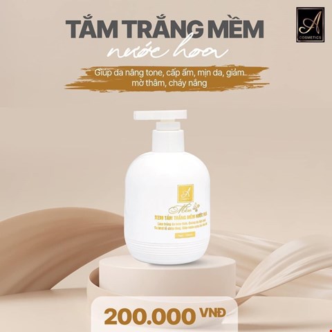 Tắm Trắng Mềm Nước Hoa A Cosmetics