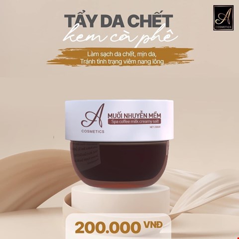 Tẩy Da Chết Muối Nhuyễn Mềm A Cosmetics