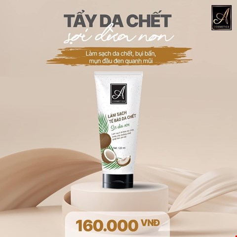Tẩy da chết sợi dừa non A Cosmetics